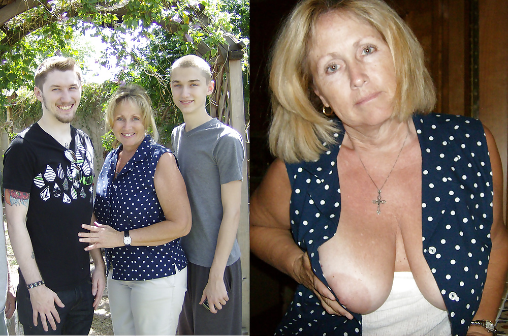Mother's big saggy breasts #12706903