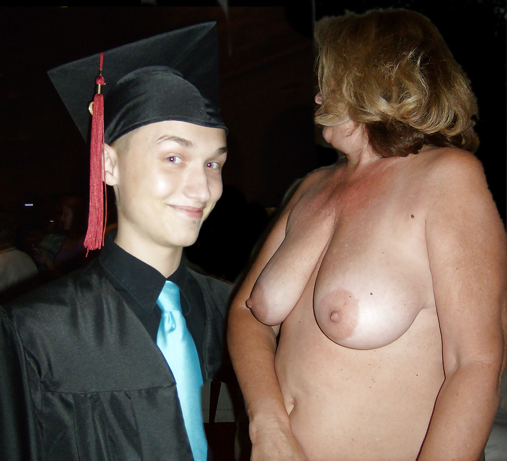 Mother's big saggy breasts #12706929