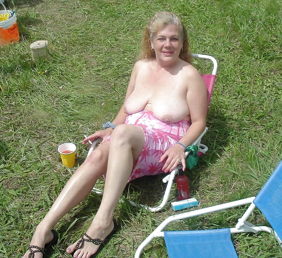 Older women sunbathing 3. #3301488