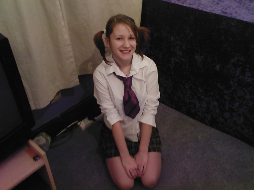 Sexy Schoolgirl Outfit Slut #9769106