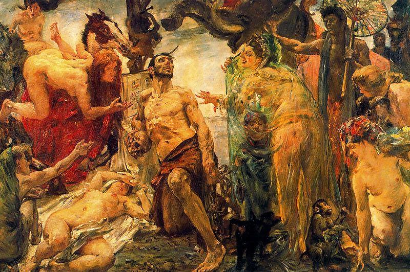 描かれたエロとポルノアート 8 - lovis corinth
 #7194287