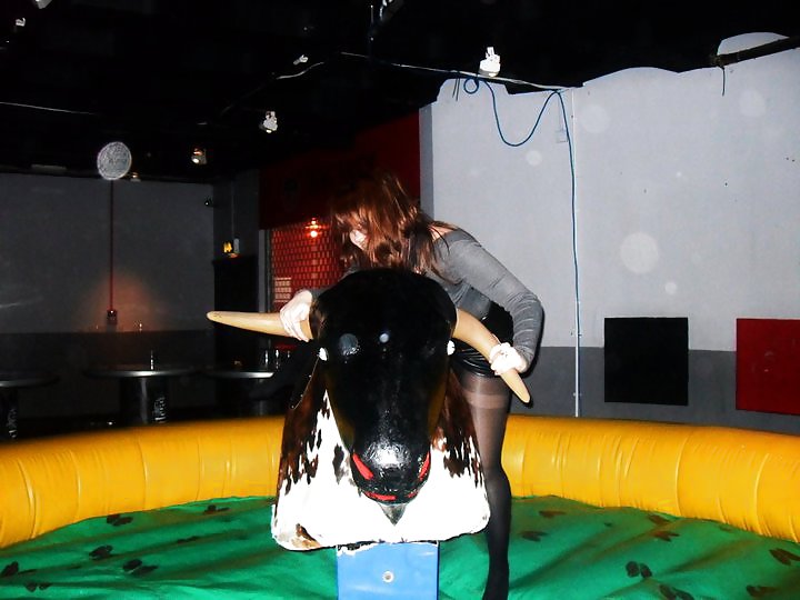 Girls Riding The Mechanical Bull 2 #18957548