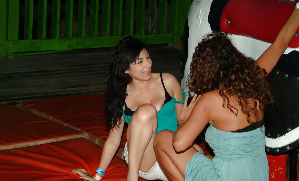 Girls Riding The Mechanical Bull 2 #18957620