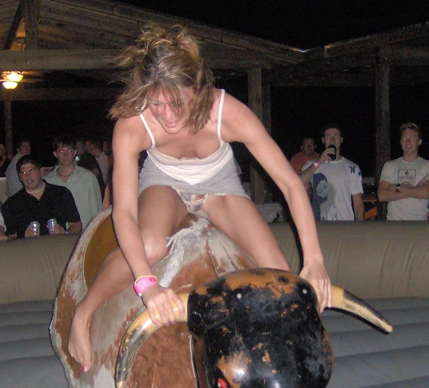 Girls Riding The Mechanical Bull 2 #18957750