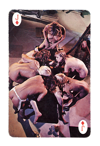 Vintage erotic playing cards (unfortunately incomplete) #16790366
