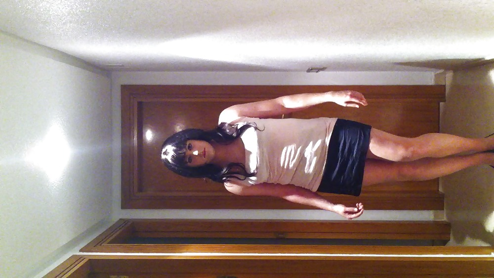 Trying new clothes and make-up #20351080