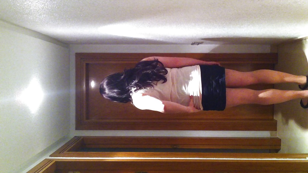 Trying new clothes and make-up #20351086