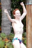 Kathy Griffin Topless And Upskirt