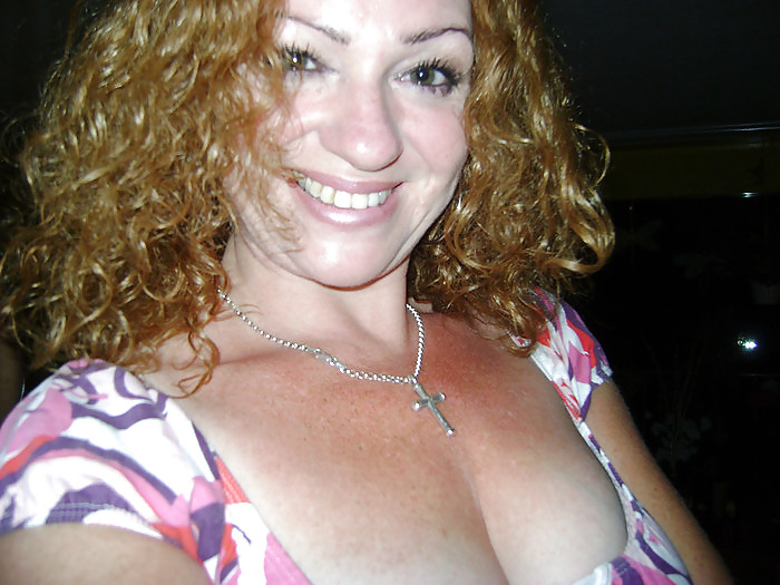 Big tits red hair mature from facebook #10527193
