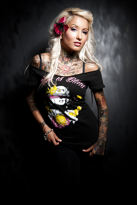 Few more Punker chicks. tattooed. emo. rockabilly. #14645395