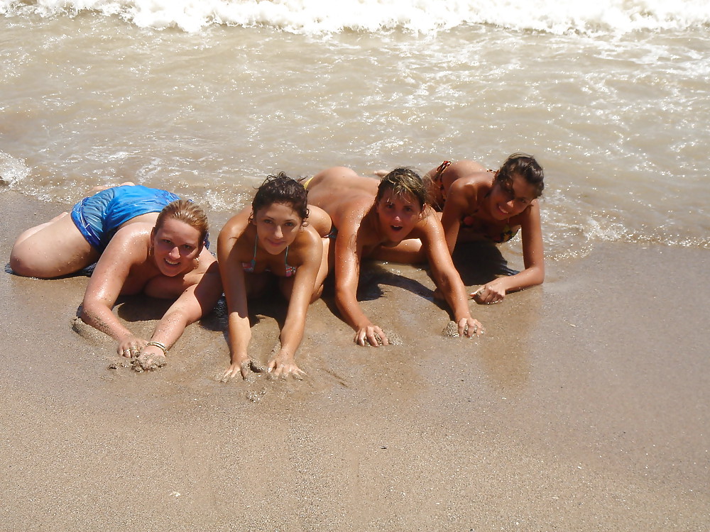 4 Teen Amateur At Beach #19132619