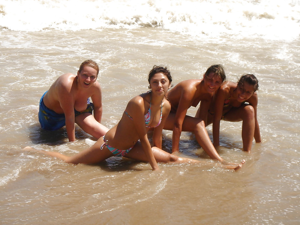 4 Teen Amateur At Beach #19132669