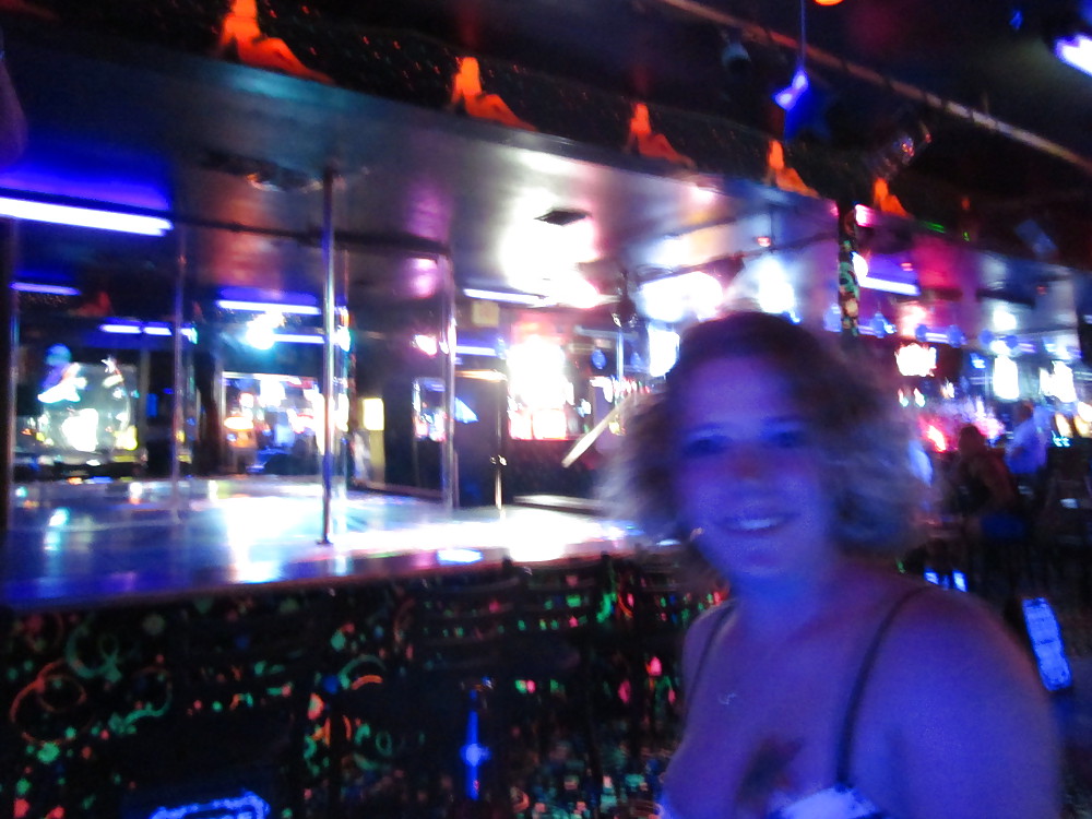 Baby's birthday 1st time stripping tittie bar(kinda blurry) #3396359