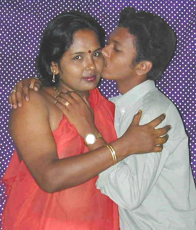 Indian mother &son's friend