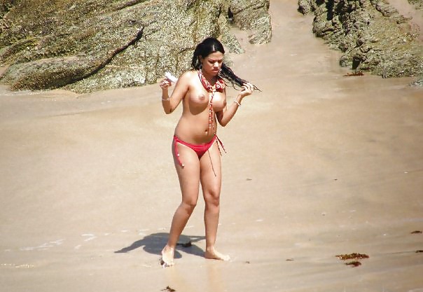 Playa nudista en la isla de Margarita. Venezuela #13174603