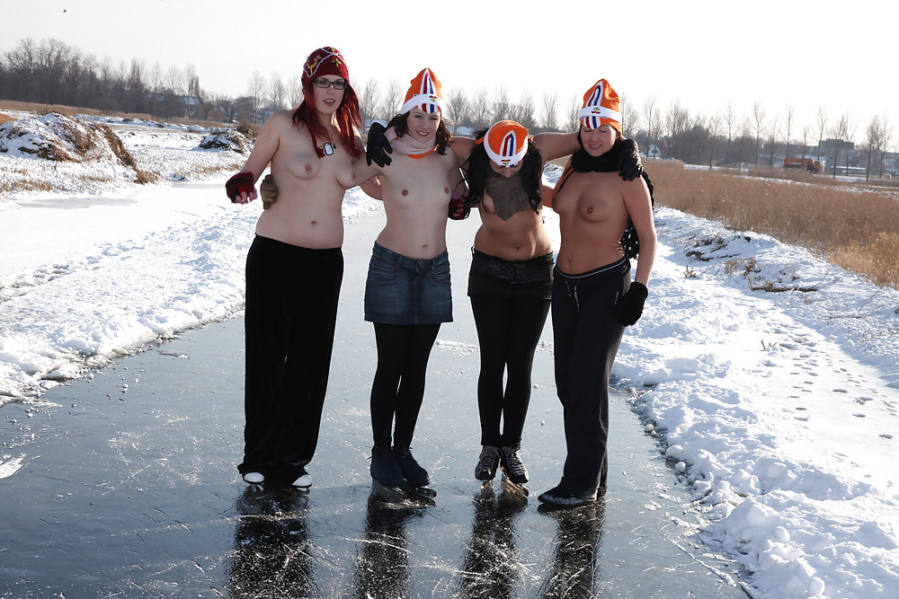 Julia,Elisa,Britt & Gylve on the Duth ice part 2 #7287880
