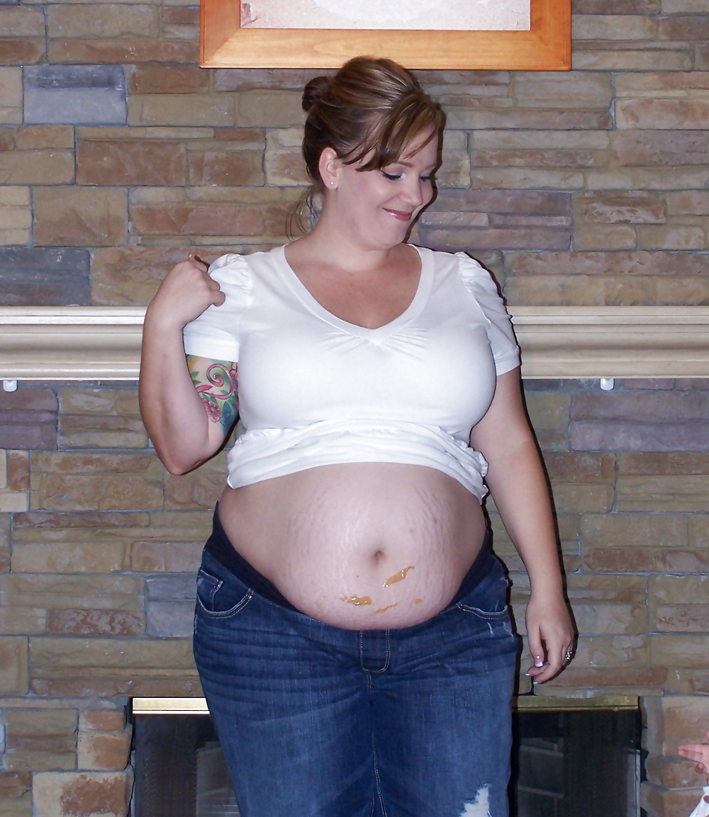 Pregnant lauren- with clothes big boobs #3791391