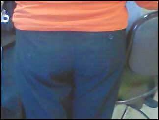 Please Comment:24yo co-workers ass and clevage #4565982