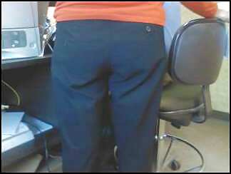 Please Comment:24yo co-workers ass and clevage #4565985