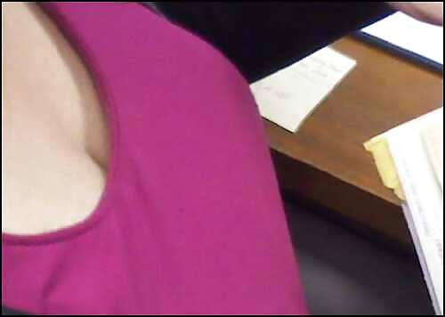 Please Comment:24yo co-workers ass and clevage #4566014