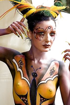 Painted Ladies-Body Paint #3757278