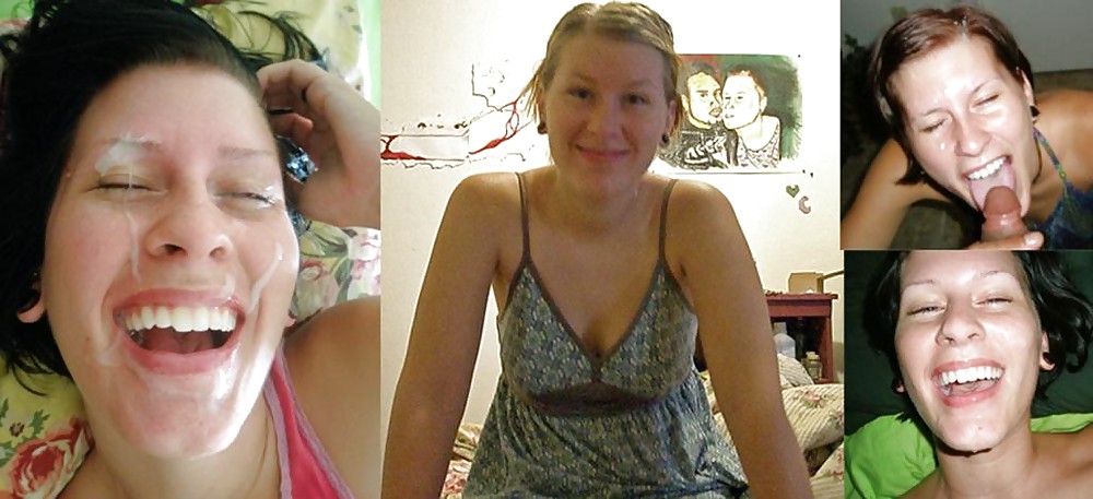Prima e dopo i trattamenti al viso: giovani e milf
 #14465805