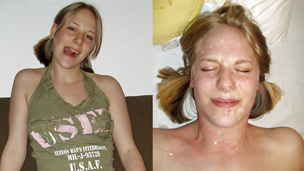 Prima e dopo i trattamenti al viso: giovani e milf
 #14466113