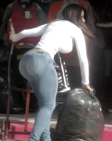 Big white asses clothed 8 #4029829