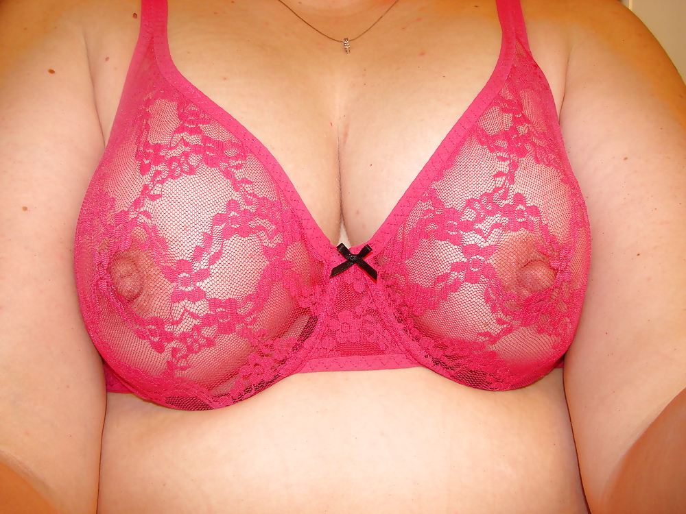 Wife's tits in and out of her new see through bras.  #21907460