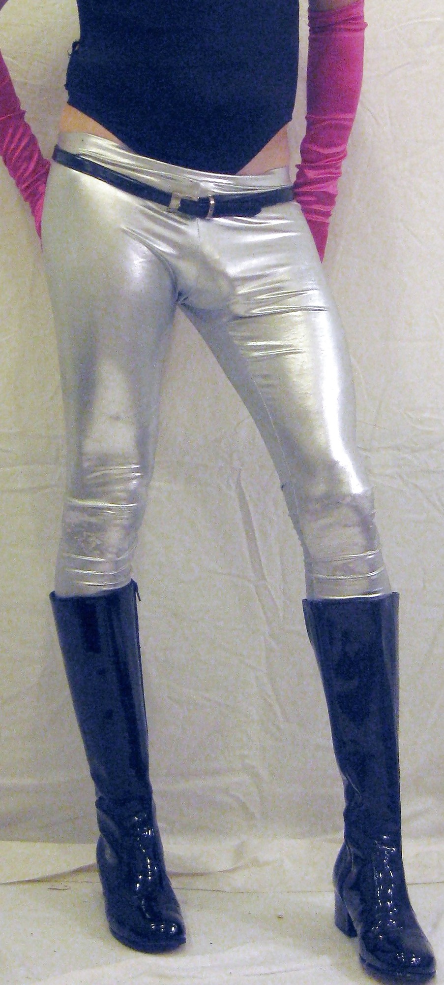 Shiny Silver Leggings #19684827