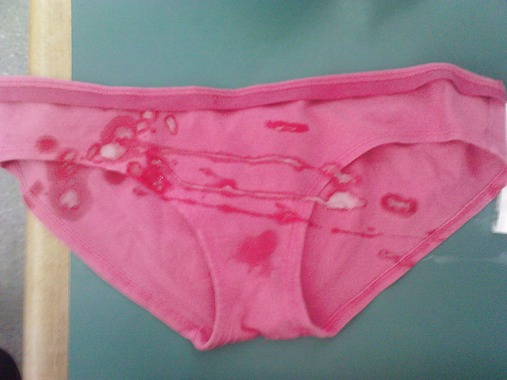 Cum on pink panties #7394886
