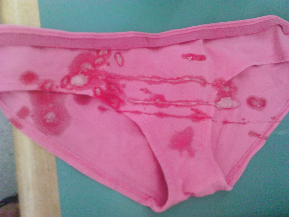 Cum on pink panties #7394897