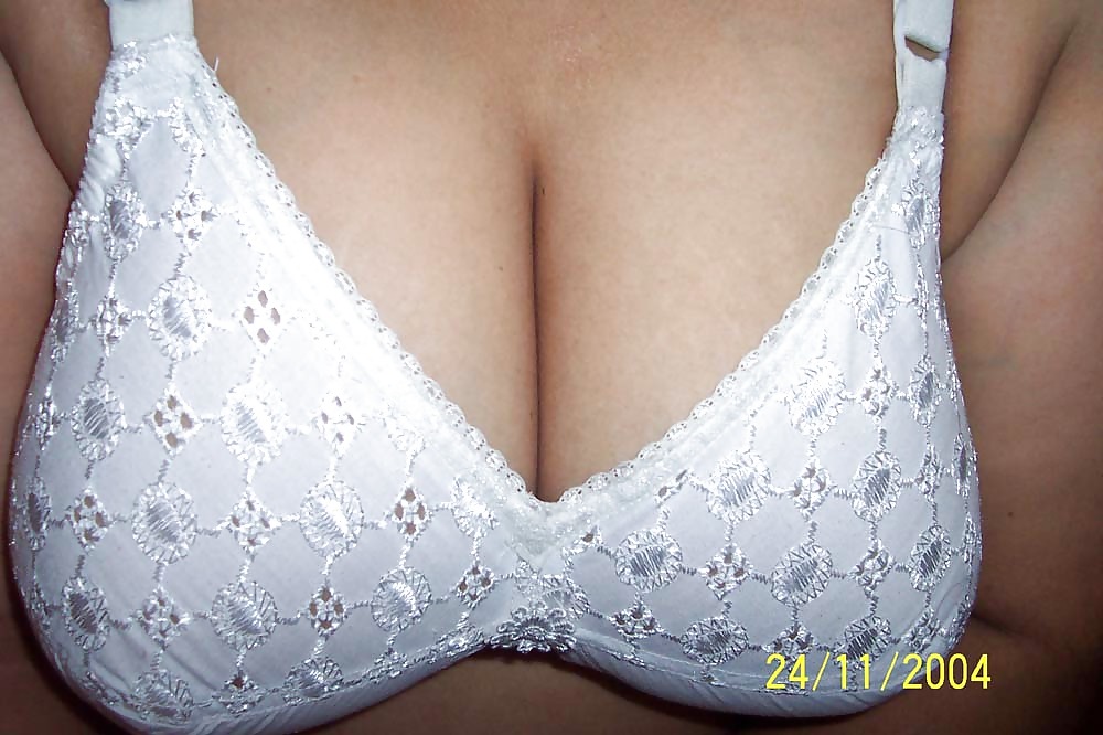 WIFE IN WHITE AND BLACK BRA #1878491