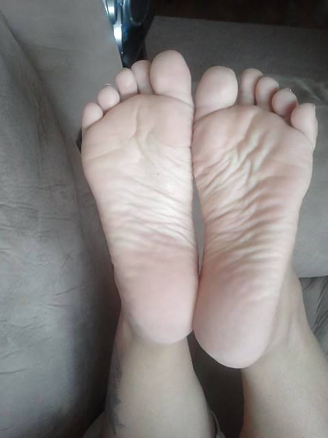 Face Book Feet # 2 Black and white #13771405
