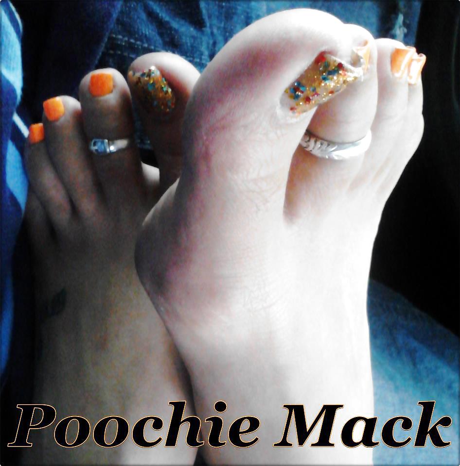 Face Book Feet # 2 Black and white #13771445