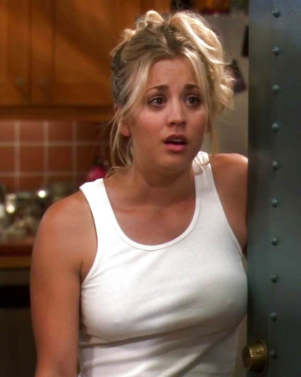 Kaley Cuoco in a White Tanktop #16793109
