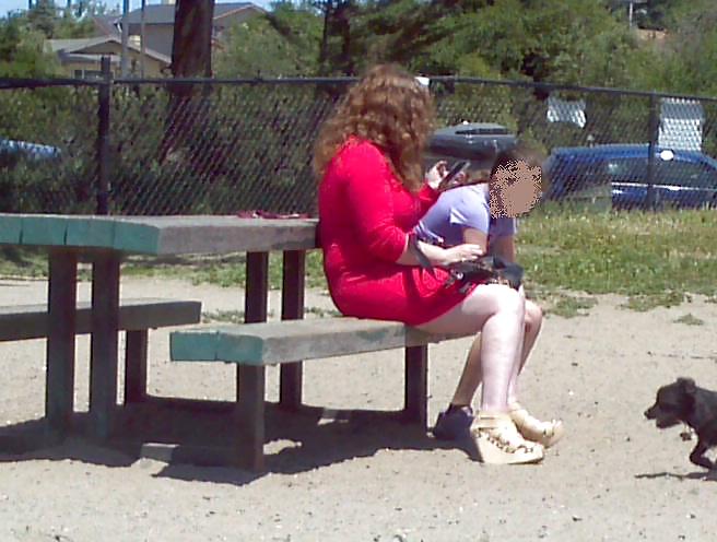 Sexy BBW Big Thighs-Candid Public  #8805732