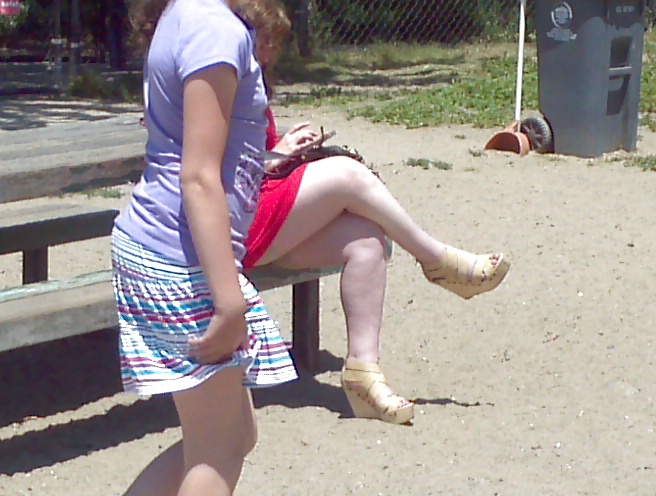 Sexy BBW Big Thighs-Candid Public  #8805740