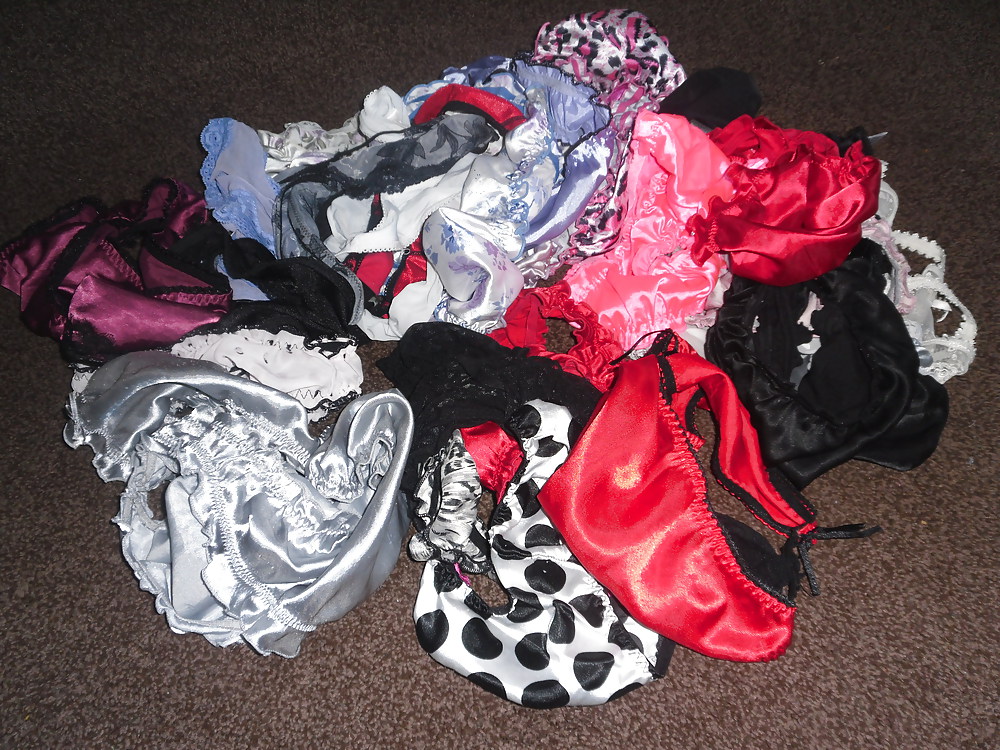 Wifes satin panties...