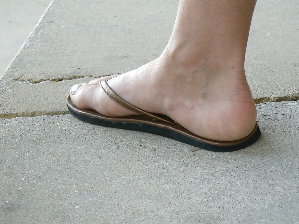 Feet and heels on the street 2 #19150751