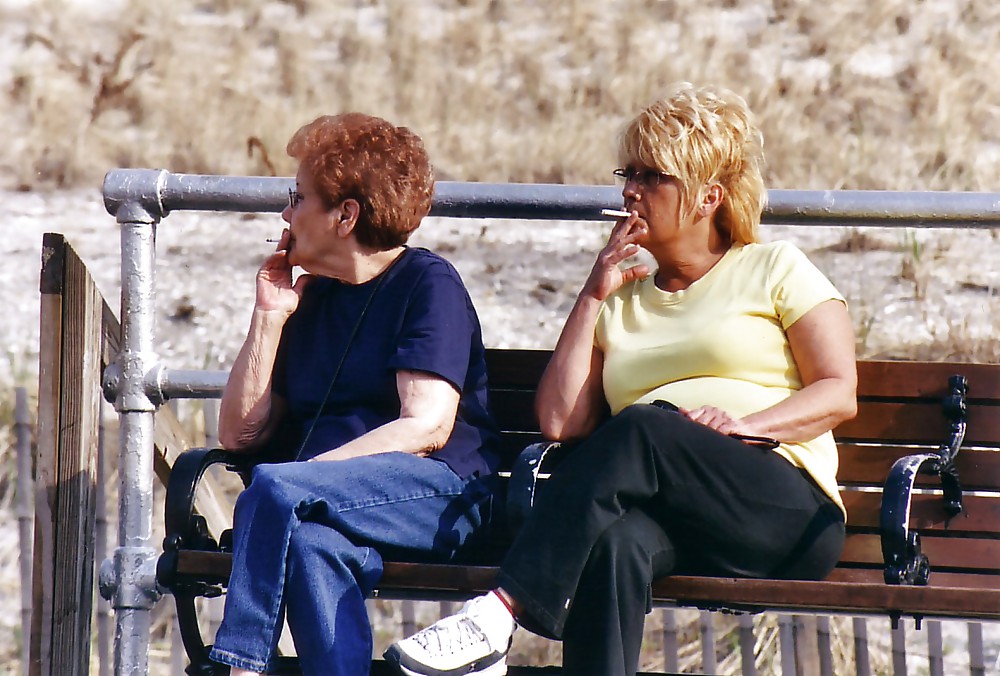 Mothers and Daughters Smoking #7323770