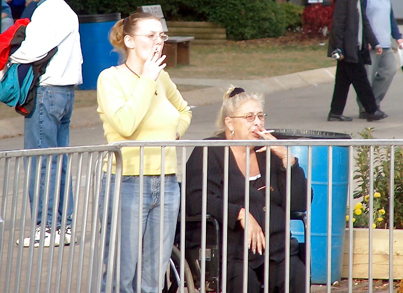 Mothers and Daughters Smoking #7323843