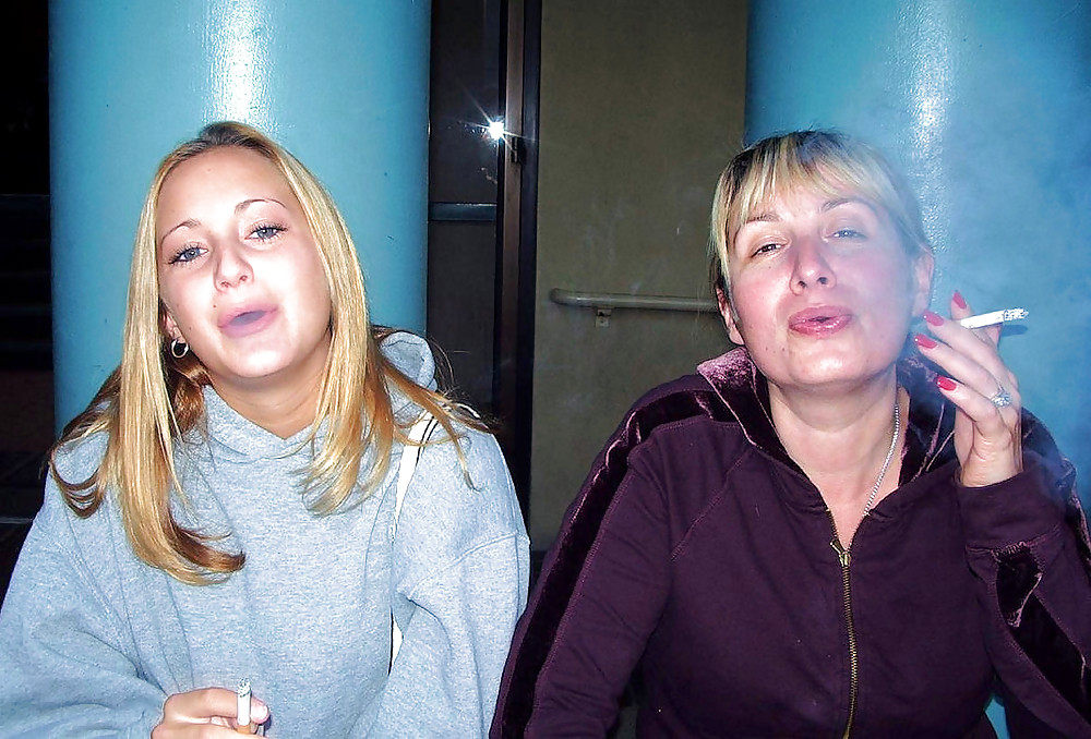 Mothers and Daughters Smoking #7323944