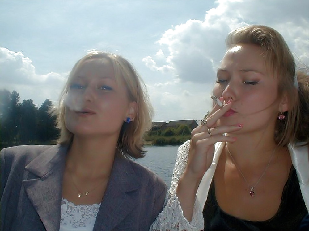 Mothers and Daughters Smoking #7323953