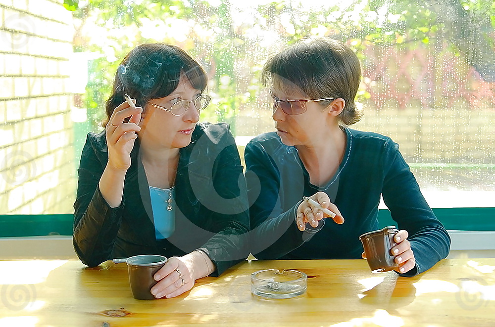 Mothers and Daughters Smoking #7324374