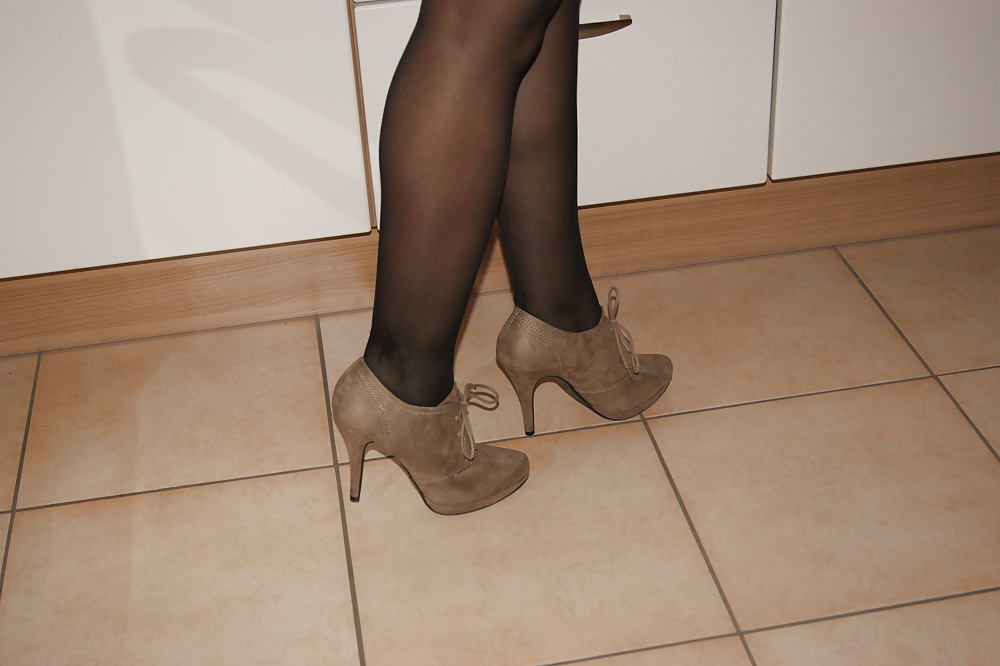 Wife brown oxford heels #17515928