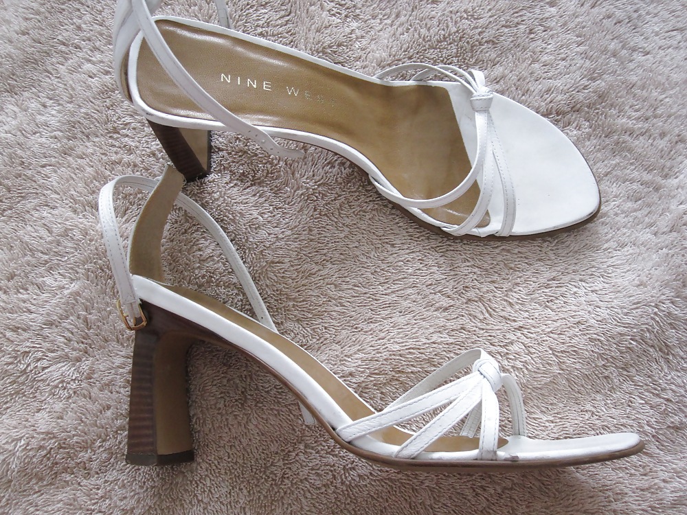 White Nine West Heels #4111023