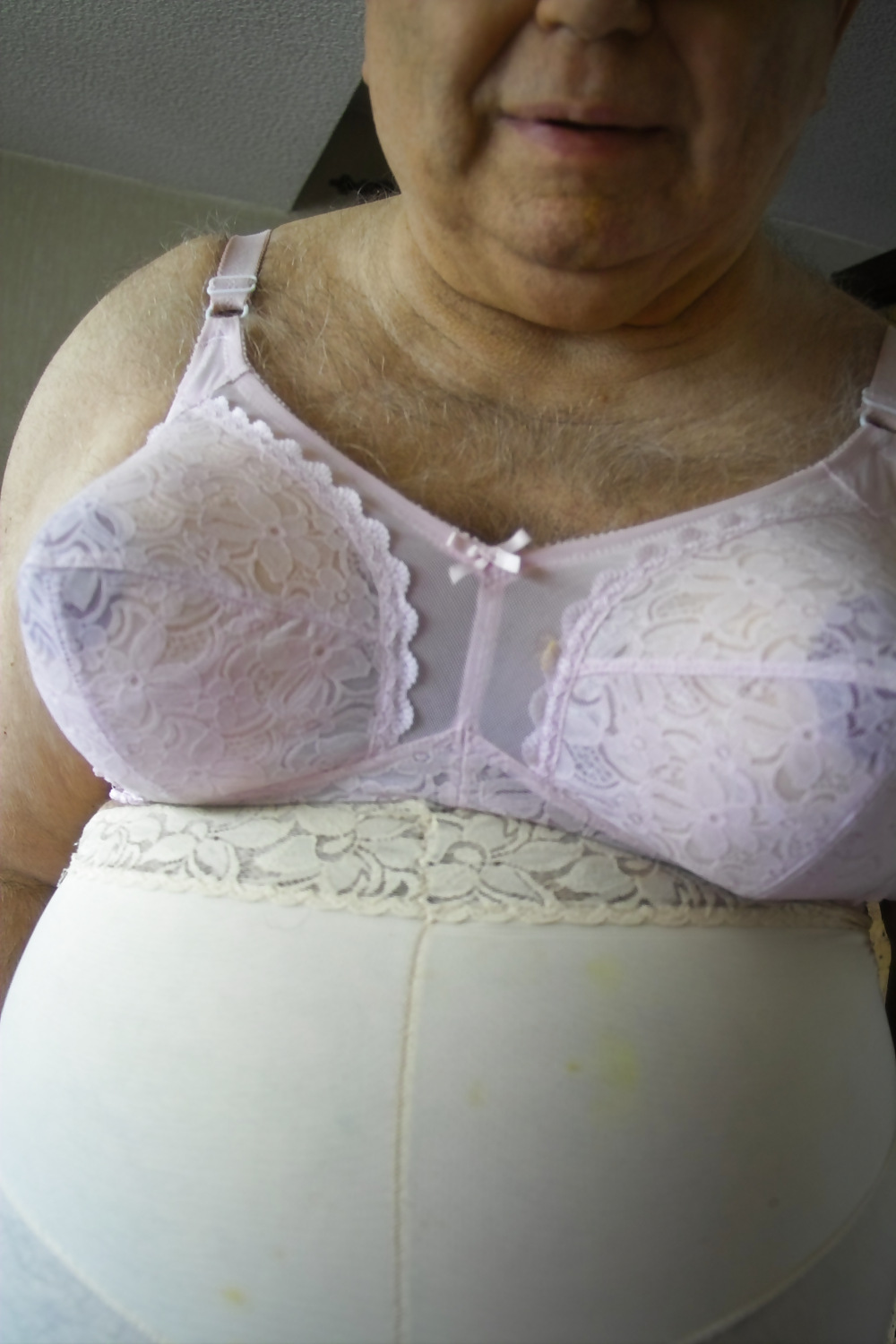 Pink bra and panty girdle #13503423