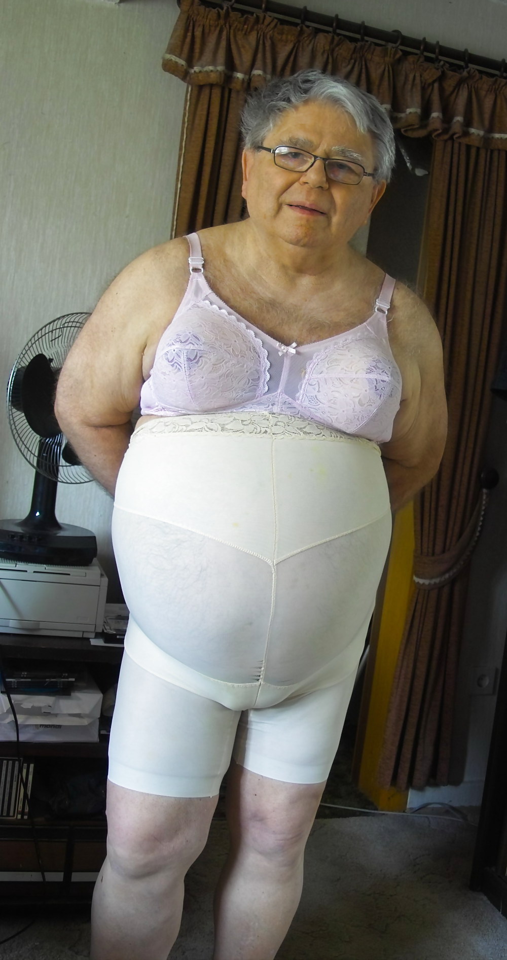 Pink bra and panty girdle #13503514
