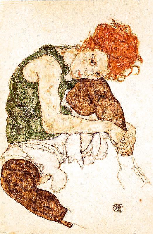 Egon Schiele - Art érotique #13218649